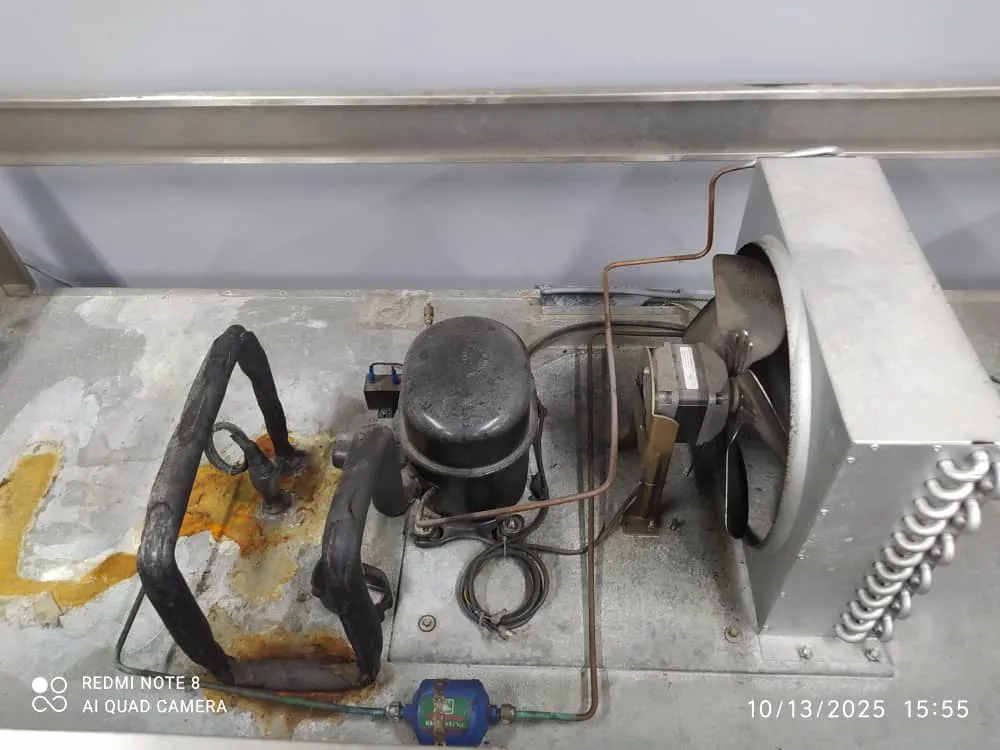 Commercial refrigeration unit repair components